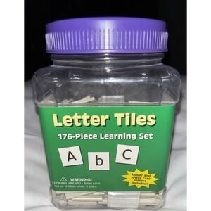 Letters Tiles 176 Piece Learning Set by Eureka Learn To Read Spell